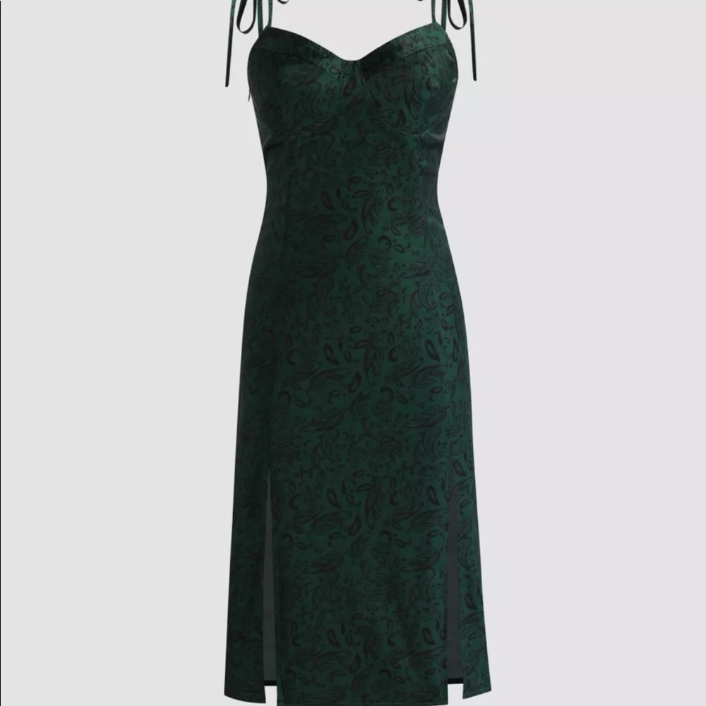 CIDER: Paisley Slit Cami Dress - NWT